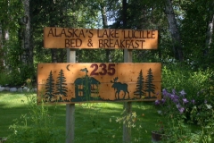 lucille alaska lake breakfast bed favorite some wasilla bb sign